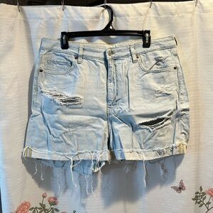 H&M Ultra High Waist Mom Shorts - 14